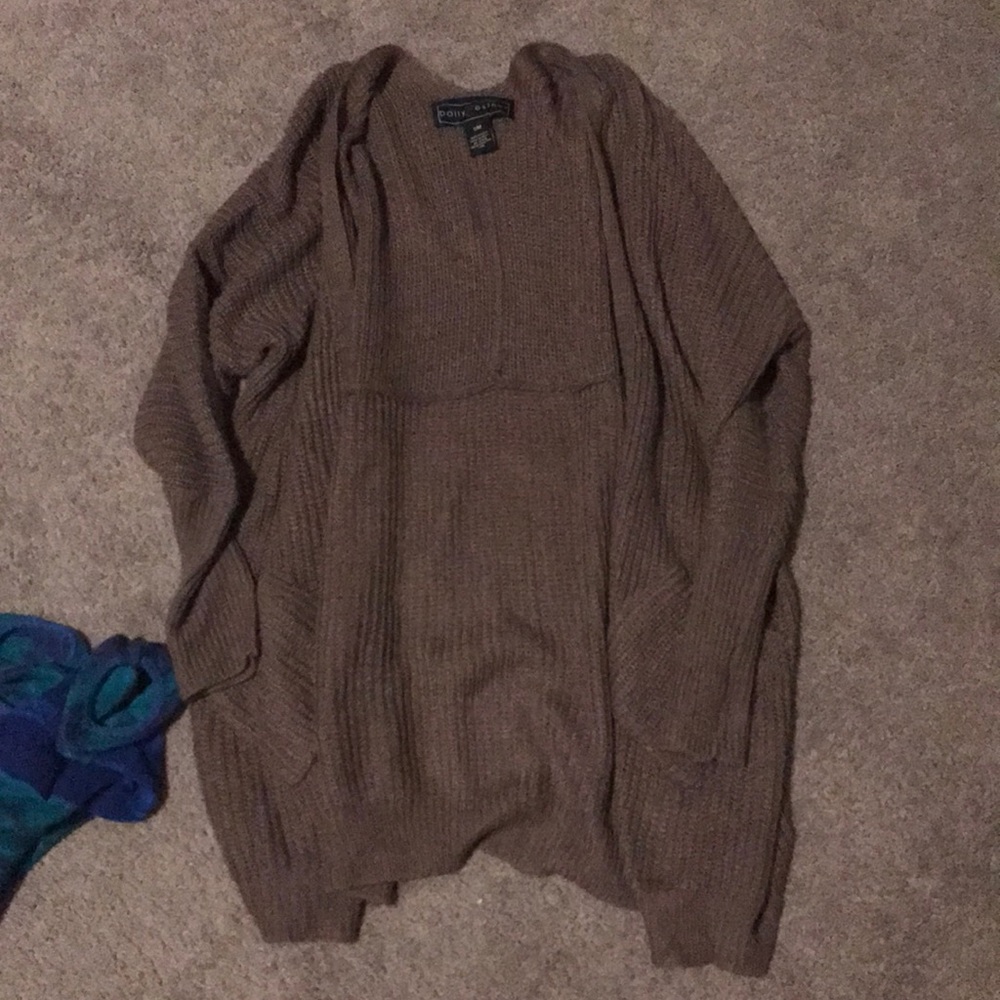 Nude color cardigan